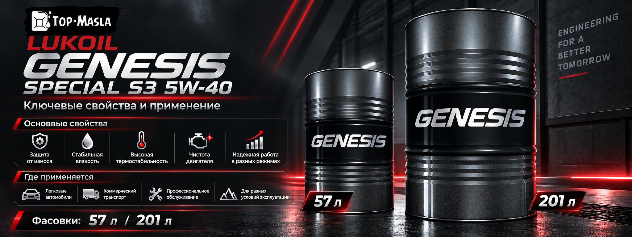 ЛУКОЙЛ GENESIS SPECIAL FD 5W-20 характеристики и применение