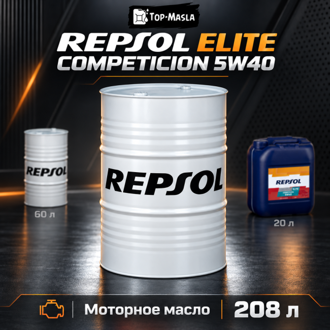 Моторное масло REPSOL ELITE COMPETICION 5W40 Моторное масло REPSOL ELITE COMPETICION 5W40