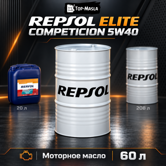 Моторное масло REPSOL ELITE COMPETICION 5W40 Моторное масло REPSOL ELITE COMPETICION 5W40