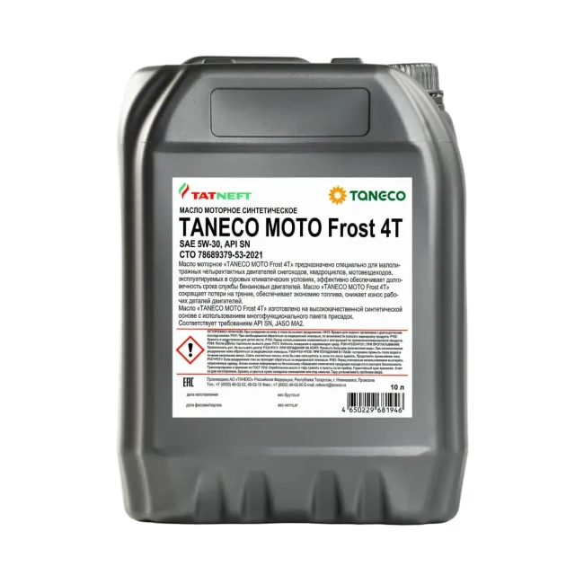 Моторное масло TANECO MOTO Frost 4T SAE 5W-30 Моторное масло TANECO MOTO Frost 4T SAE 5W-30