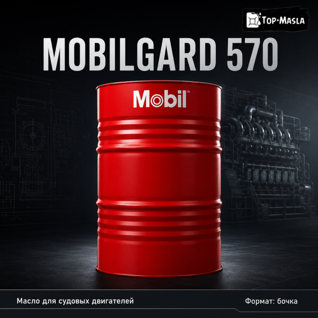 Масло для судовых двигателей Mobilgard 570