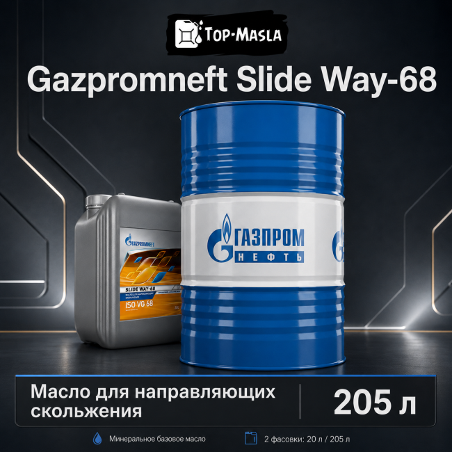 Масло для направляющих скольжения Gazpromneft Slide Way-68 Масло для направляющих скольжения Gazpromneft Slide Way-68