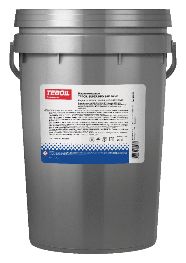 Моторное масло TEBOIL Super HPD 5W-40 Моторное масло TEBOIL Super HPD 5W-40