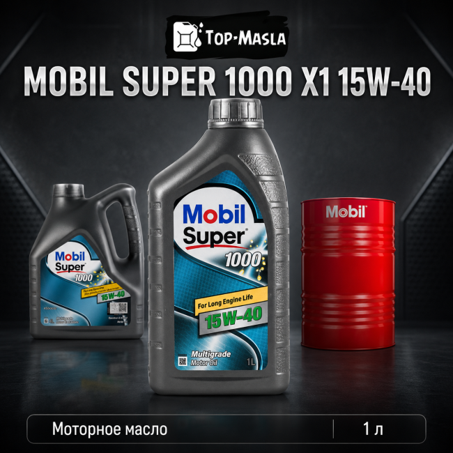 Моторное масло MOBIL SUPER 1000 X1 15W-40 Моторное масло MOBIL SUPER 1000 X1 15W-40