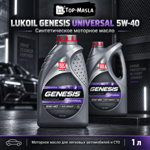 Моторное масло LUKOIL GENESIS UNIVERSAL 5W-40 Моторное масло LUKOIL GENESIS UNIVERSAL 5W-40