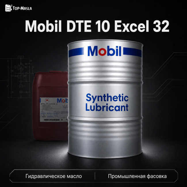 Гидравлическое масло Mobil DTE 10 Excel 32