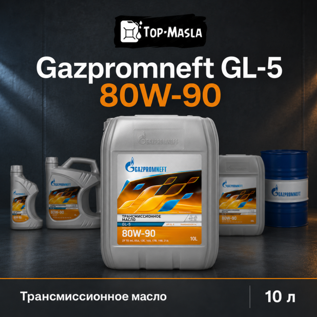 Трансмиссионное масло Gazpromneft GL-5 80W-90 Трансмиссионное масло Gazpromneft GL-5 80W-90
