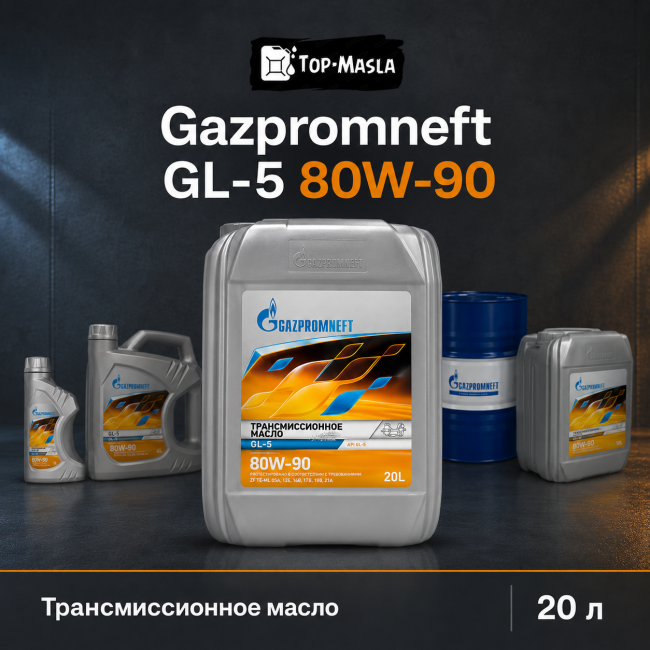 Трансмиссионное масло Gazpromneft GL-5 80W-90 Трансмиссионное масло Gazpromneft GL-5 80W-90