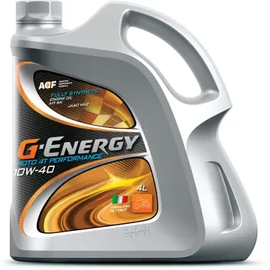 Моторное масло G-Energy Moto 4T Performance 10W-40 Моторное масло G-Energy Moto 4T Performance 10W-40