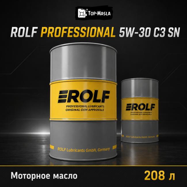 Моторное масло Rolf Professional 5W-30 C3 SN Моторное масло Rolf Professional 5W-30 C3 SN