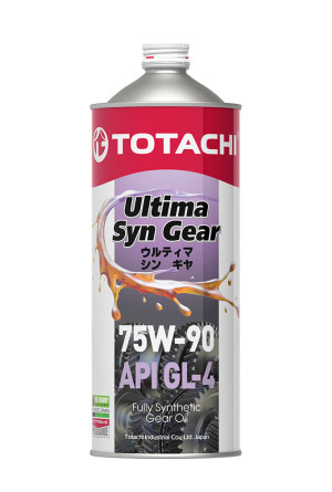 Трансмиссионное масло TOTACHI Ultima Syn-Gear 75W-90 GL-4 Трансмиссионное масло TOTACHI Ultima Syn-Gear 75W-90 GL-4