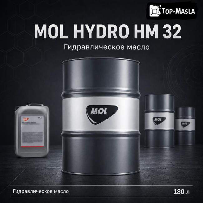 Гидравлическое масло MOL Hydro HM 32 Гидравлическое масло MOL Hydro HM 32