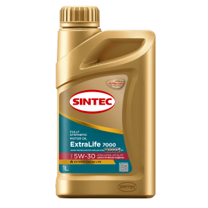 Моторное масло Sintec ExtraLife 7000 SAE 5W-30 ACEA A3/B4 API SL/CF