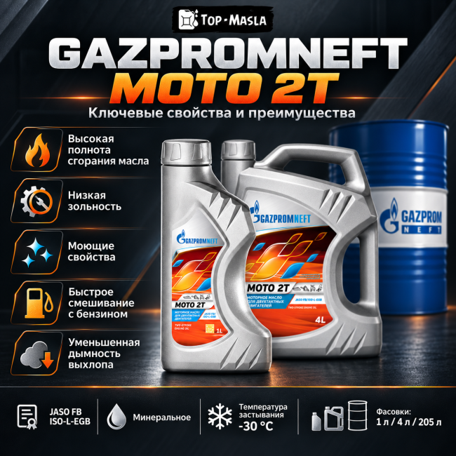 Моторное масло Gazpromneft Moto 2T Моторное масло Gazpromneft Moto 2T