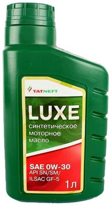 Моторное масло Татнефть LUXE SAE 0W-30 Моторное масло Татнефть LUXE SAE 0W-30