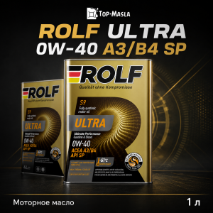 Моторное масло Rolf Ultra 0W-40 A3/B4 SP