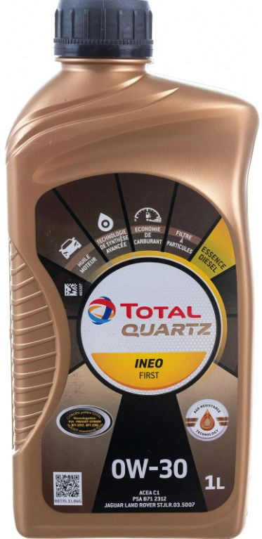 Моторное масло TOTAL QUARTZ INEO FIRST 0W-30 Моторное масло TOTAL QUARTZ INEO FIRST 0W-30