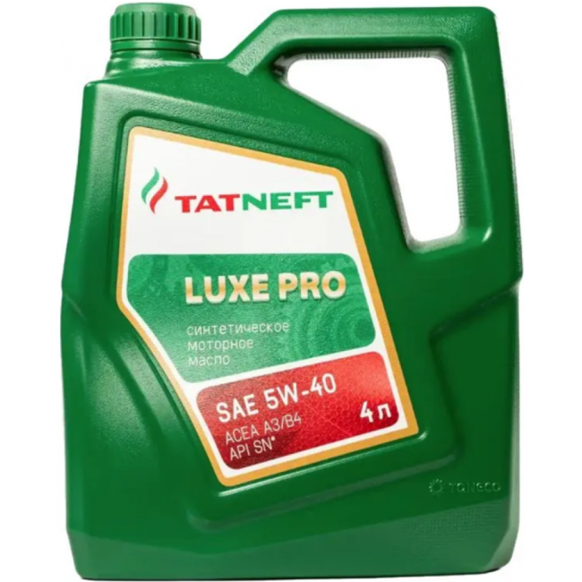 Моторное масло Татнефть LUXE PRO SAE 5W-40 Моторное масло Татнефть LUXE PRO SAE 5W-40