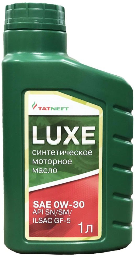 Моторное масло ТАТНЕФТЬ LUXE PAO SAE 0W-30 Моторное масло ТАТНЕФТЬ LUXE PAO SAE 0W-30