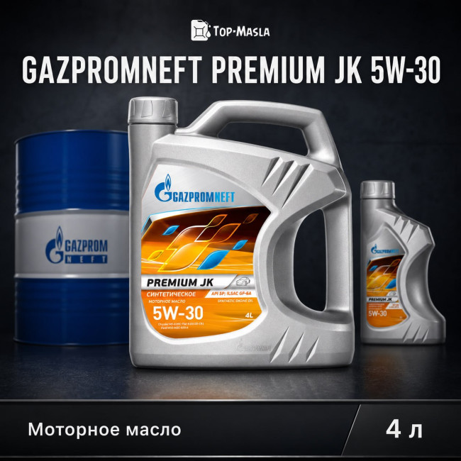 Моторное масло Gazpromneft Premium JK 5W-30 Моторное масло Gazpromneft Premium JK 5W-30
