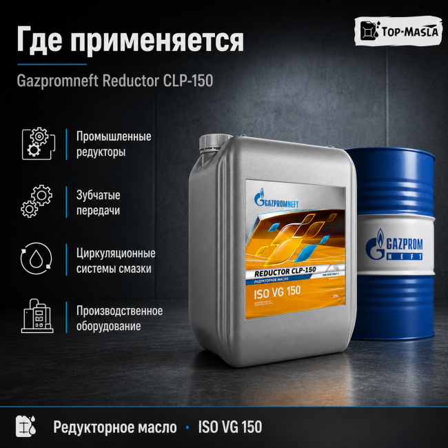 Редукторное масло  Gazpromneft Reductor CLP-150