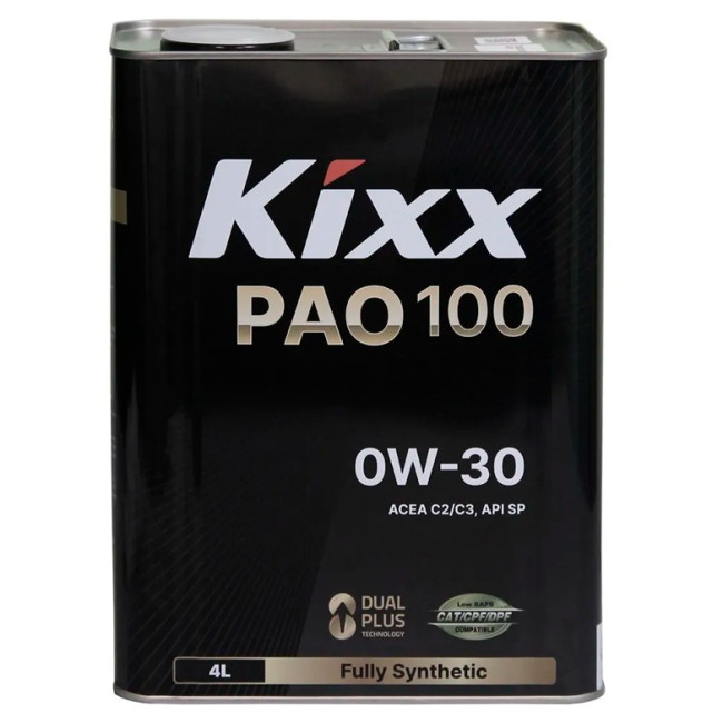 Моторное масло Kixx PAO 100 0W-30 Моторное масло Kixx PAO 100 0W-30