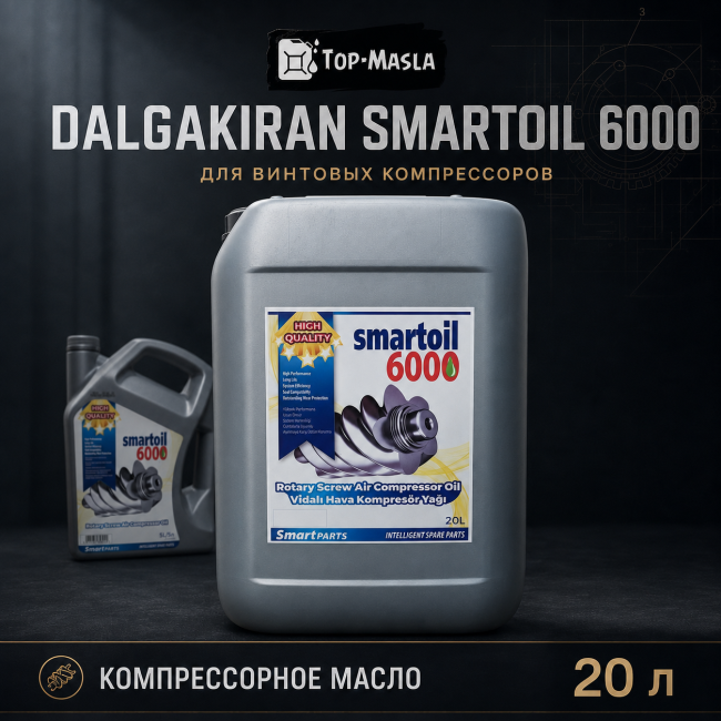 Компрессорное масло Dalgakiran SmartOil 6000 Компрессорное масло Dalgakiran SmartOil 6000