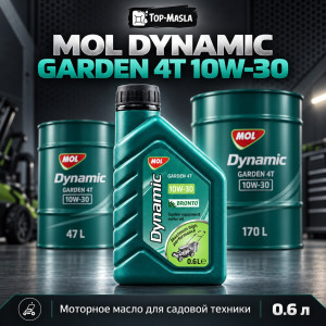 Моторное масло MOL Dynamic Garden 4T 10W-30 Моторное масло MOL Dynamic Garden 4T 10W-30