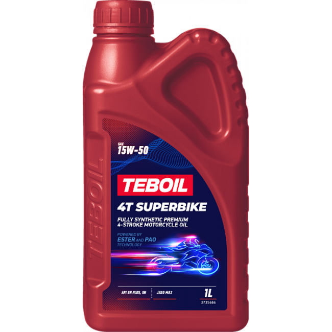 Моторное масло TEBOIL 4T SUPERBIKE 15W-50 Моторное масло TEBOIL 4T SUPERBIKE 15W-50